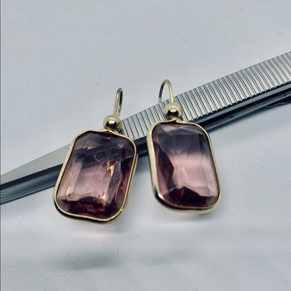 GORGEOUS Emerald-cut Amethyst Earrings ‼️